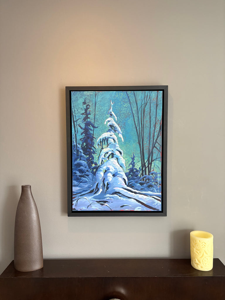 all is calm all is bright 18x24
