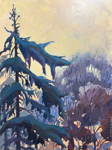 Blue pine 18x24"